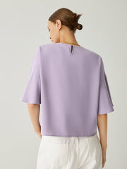 Butterfly Sleeves Boxy Fit Blouse - Callalina