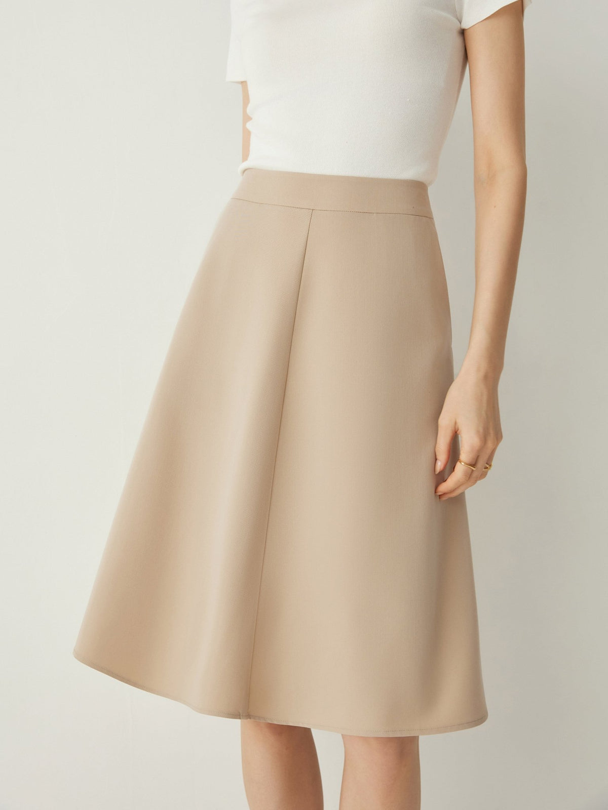 High Rise A - Line Flare Skirt - Callalina