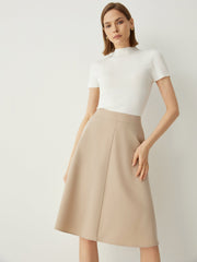 High Rise A - Line Flare Skirt - Callalina